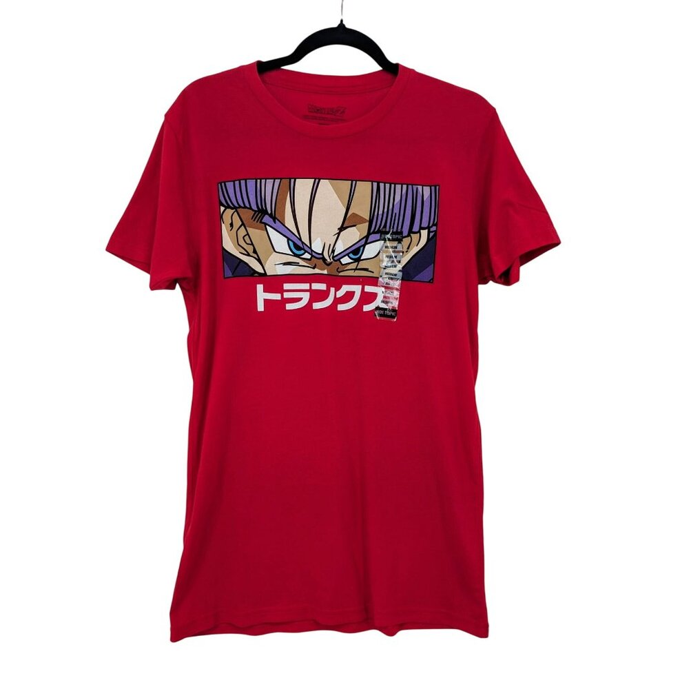 Dragon Ball Z Trunks Graphic T Shirt Anime Streetwear Y2K Otaku Manga 90s Size M